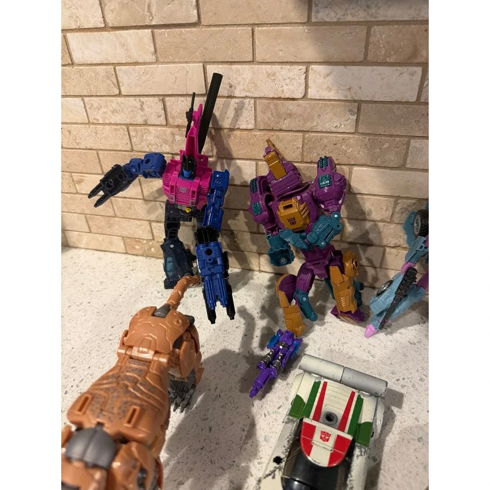 Huge Transformers Action Figure Vehicle Lot Optimus Prime Autobots Decepticons